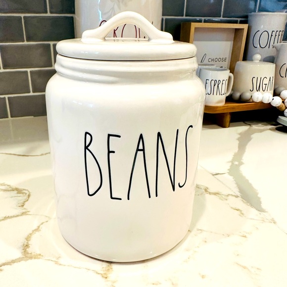Rae Dunn Kitchen Rae Dunn Beans Canister Poshmark
